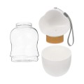 2 in 1 Pet Water Bottle Dispenser with Food Container